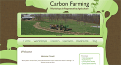 Desktop Screenshot of carbonfarmingcourse.com